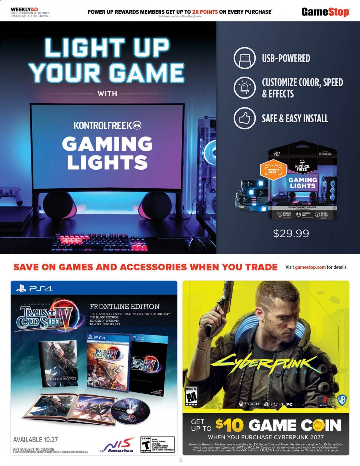 GameStop Weekly Ad Flyer October 4 to October 10