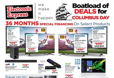 Electronic Express Weekly Ad Flyer October 4 to October 10