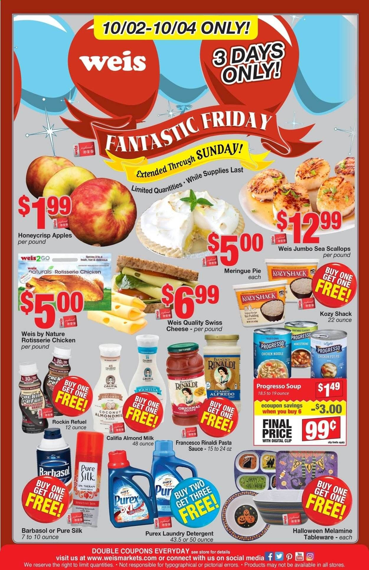 Weis Weekly Ad Flyer October 2 to October 4