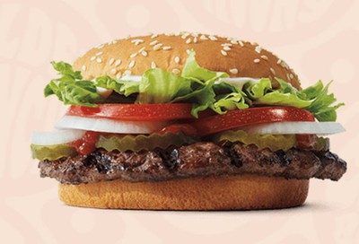$2 Whoppers Available during Whopper Wednesdays at Burger King for BK App Users