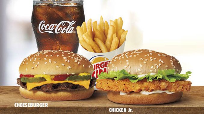 Double Cheeseburger or BLT Chicken Jr. $3 Value Meal Deals Available at Burger King Double Cheeseburger or BLT Chicken Jr. $3 Value Meal Deals Available at Burger King