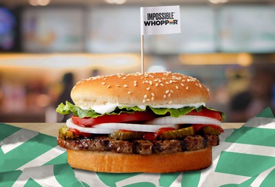 New Meatless Impossible Whopper Arrives at Burger King