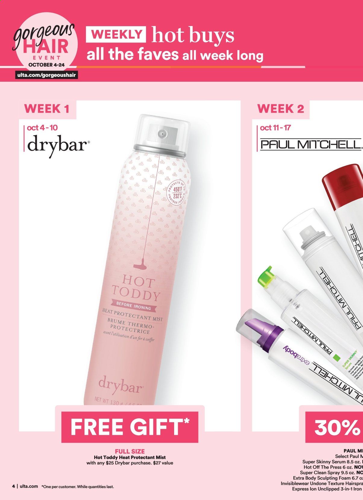 Ulta Beauty Weekly Ad Flyer October 4 to October 24