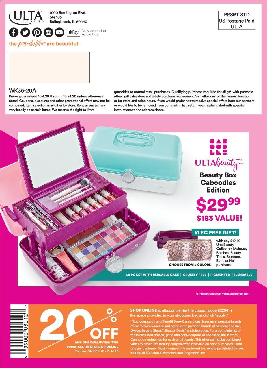 Ulta Beauty Weekly Ad Flyer October 4 to October 24