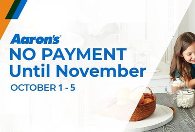 Aaron's Weekly Ad Flyer October 1 to October 5