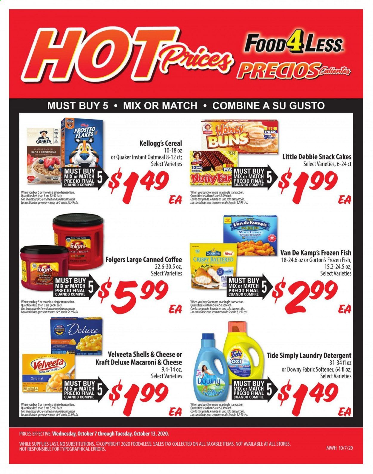 Food 4 Less (IL) Weekly Ad Flyer October 7 to October 13