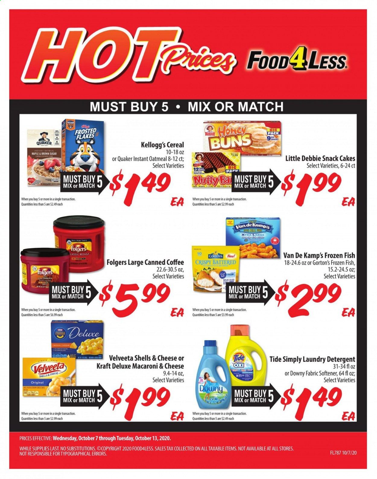 Food 4 Less (IN) Weekly Ad Flyer October 7 to October 13