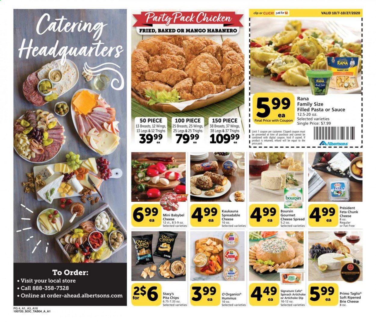 Albertsons Weekly Ad Flyer October 7 to October 27