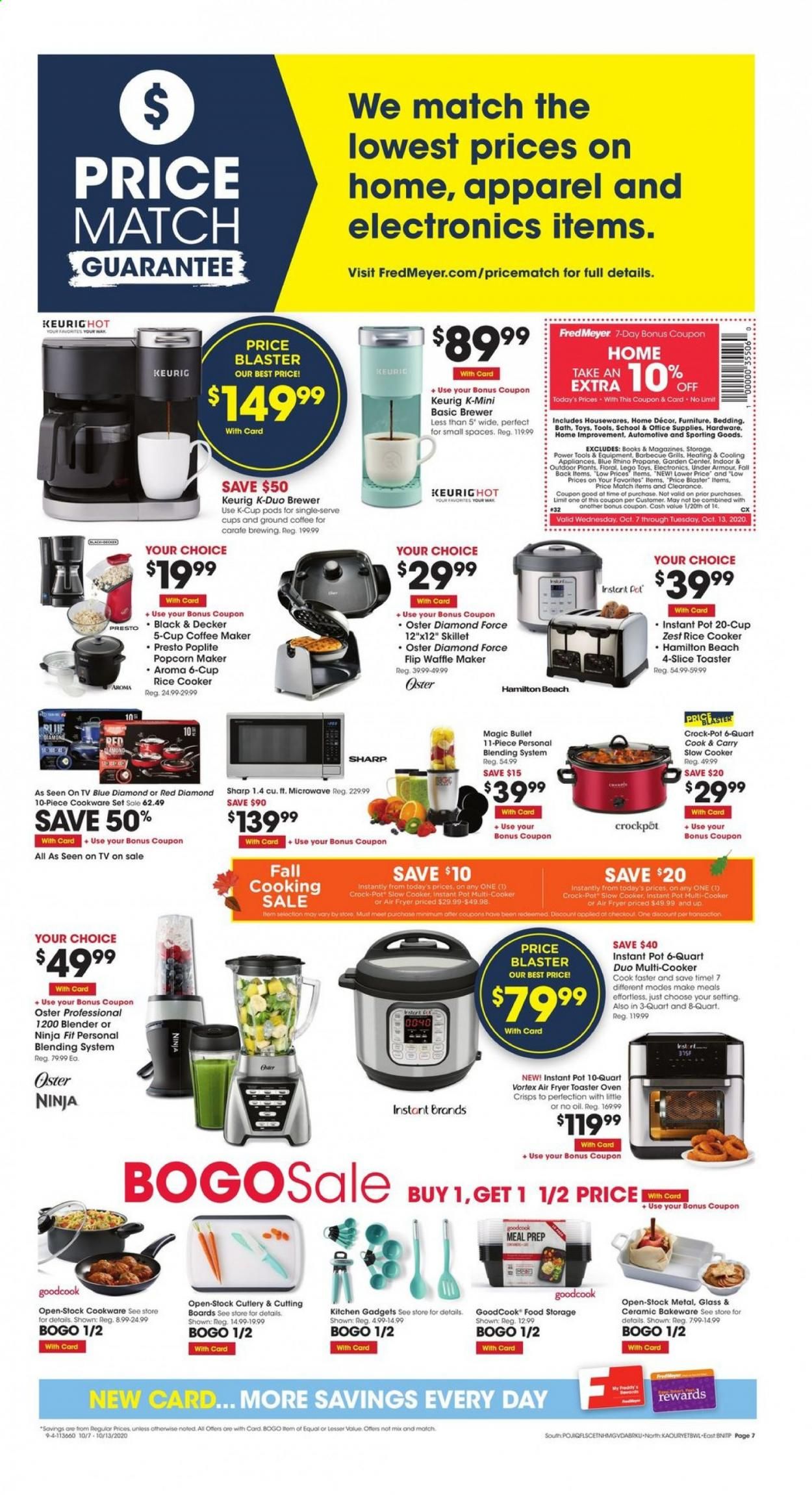 Fred Meyer Weekly Ad Flyer October 7 to October 13