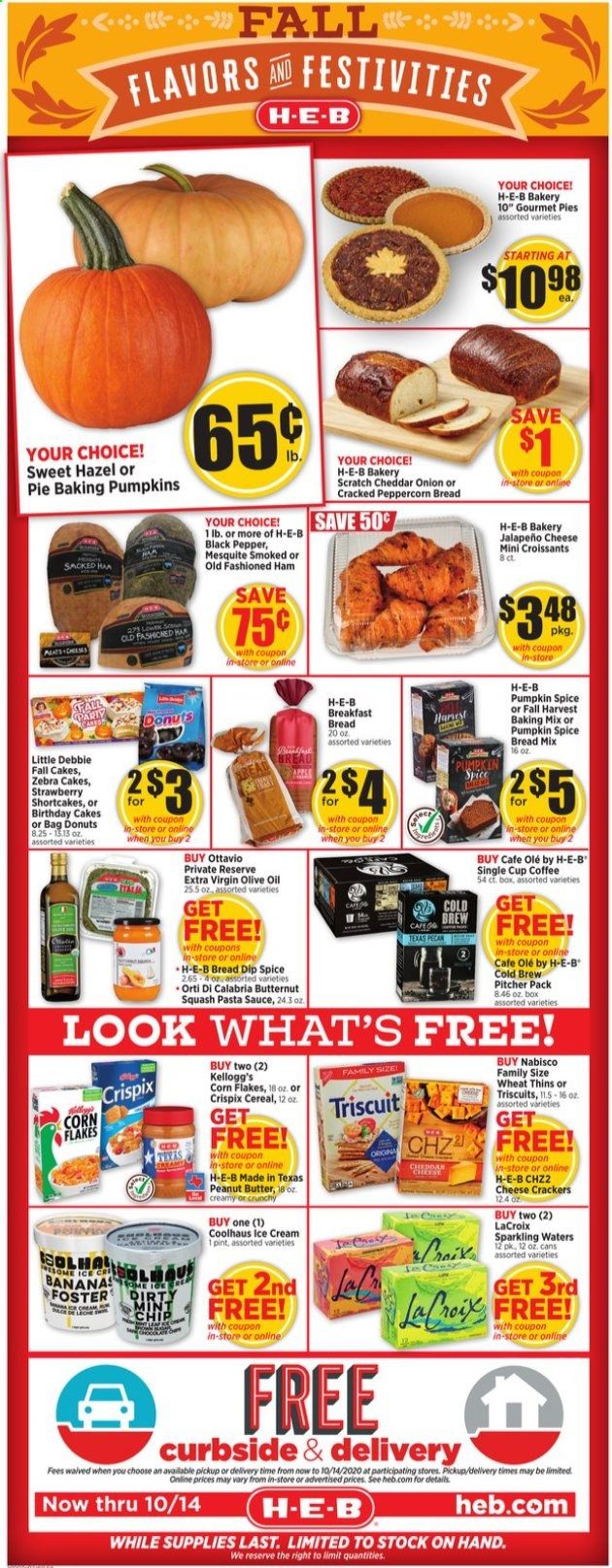 H-E-B Weekly Ad Flyer October 7 to October 13