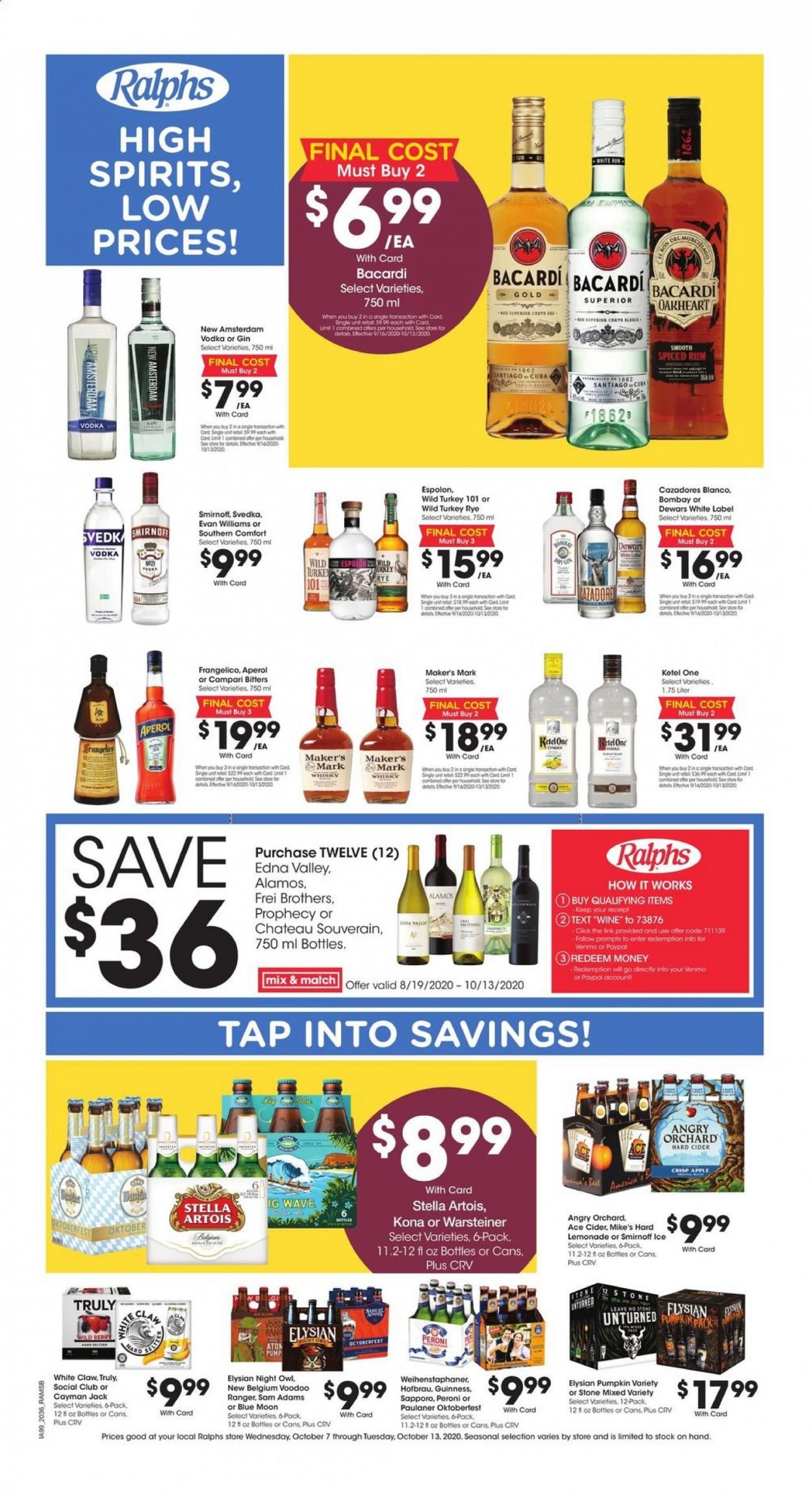 Ralphs Weekly Ad Flyer October 7 to October 13