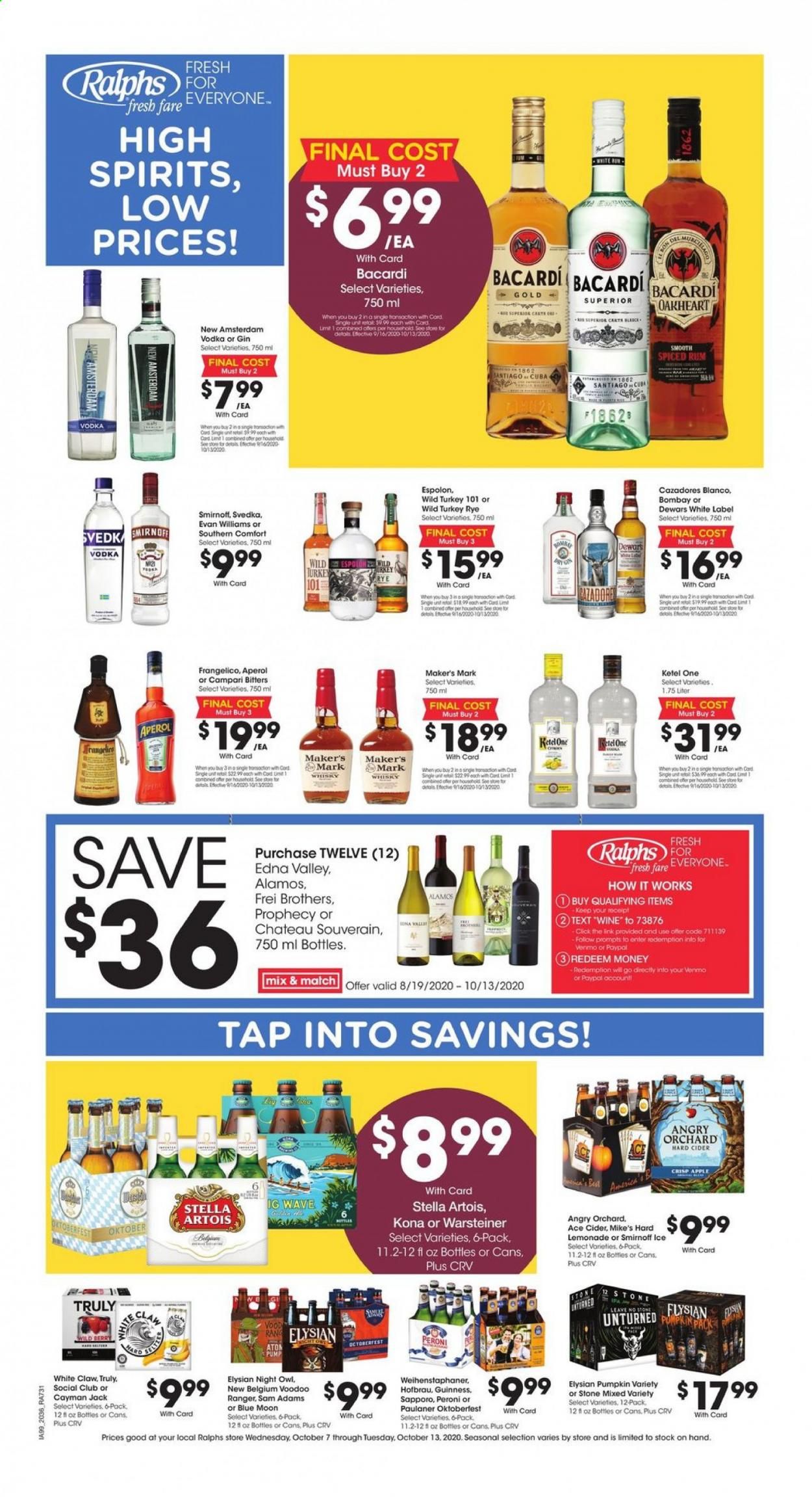 Ralphs fresh fare Weekly Ad Flyer October 7 to October 13