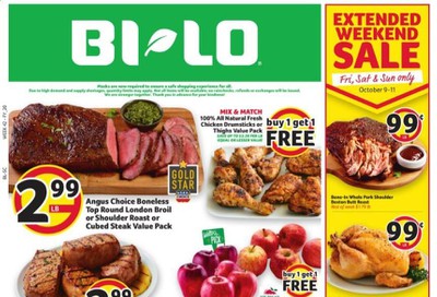 BI-LO Weekly Ad Flyer October 7 to October 13