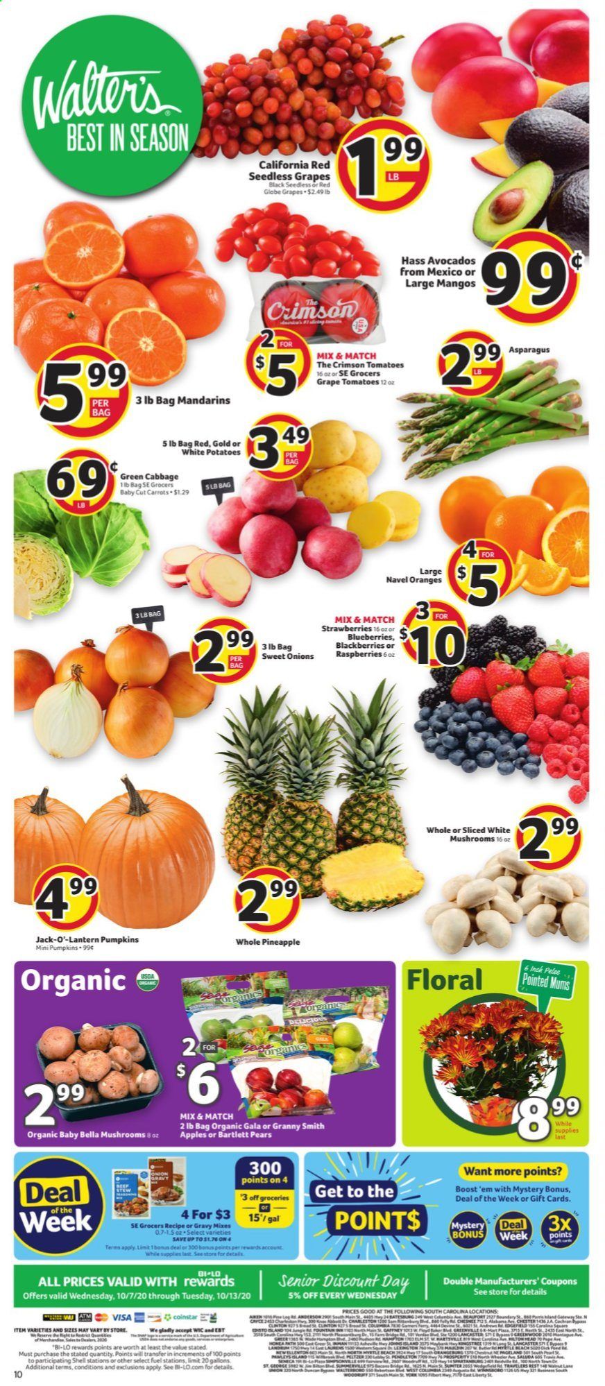 BI-LO Weekly Ad Flyer October 7 to October 13