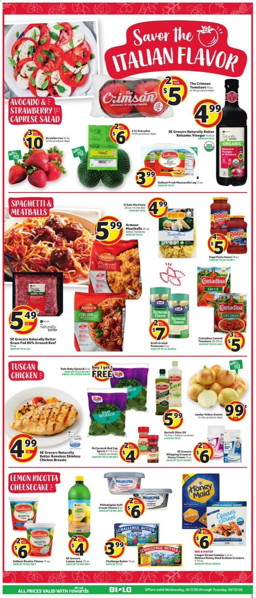 BI-LO Weekly Ad Flyer October 7 to October 13