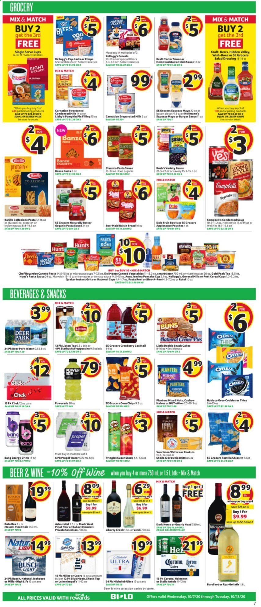 BI-LO Weekly Ad Flyer October 7 to October 13