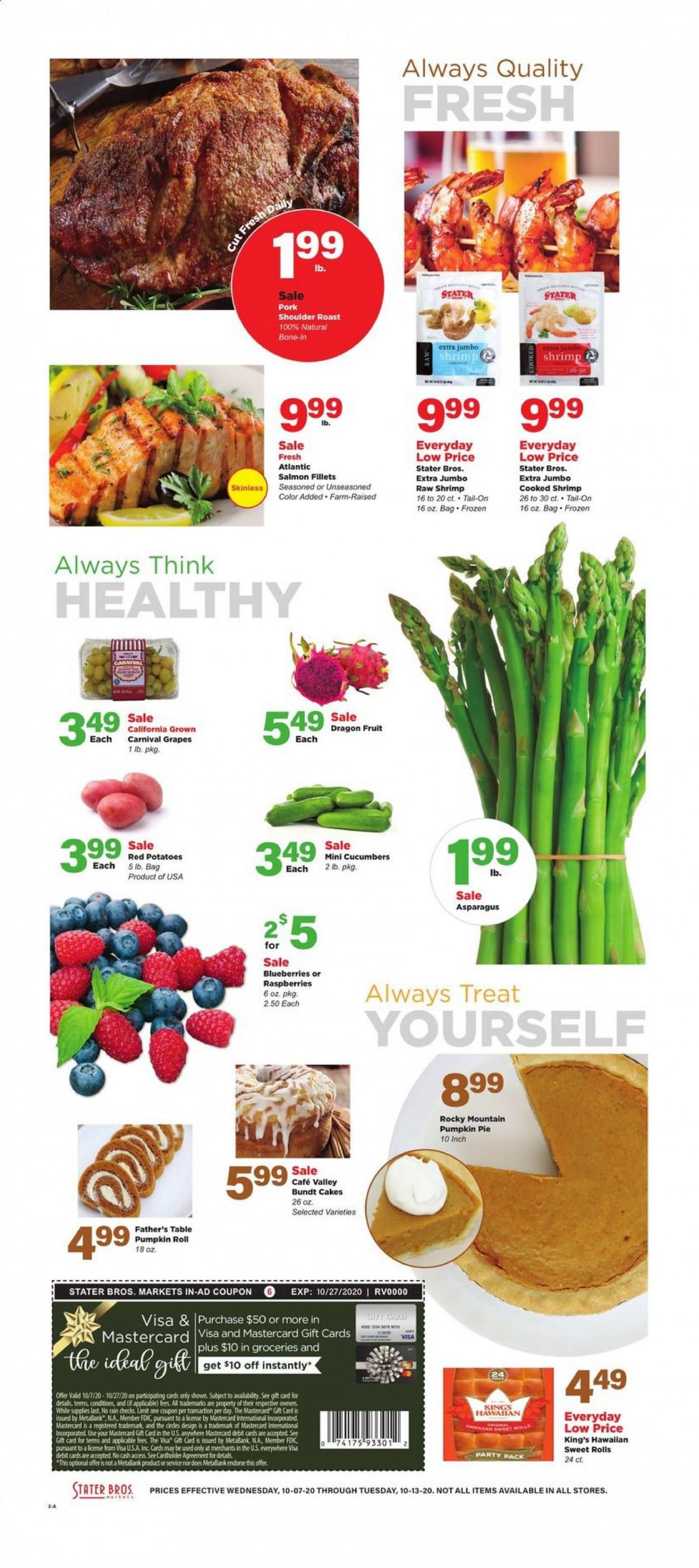 Stater Bros. Weekly Ad Flyer October 7 to October 13