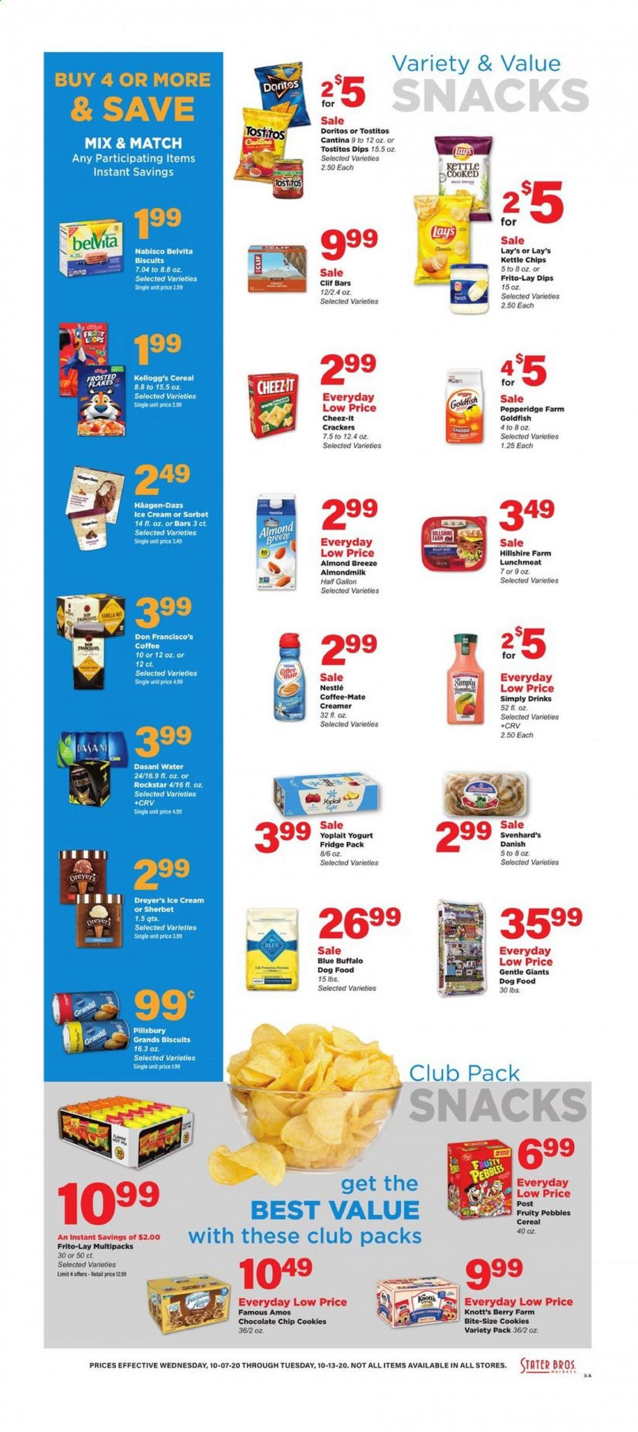 Stater Bros. Weekly Ad Flyer October 7 to October 13