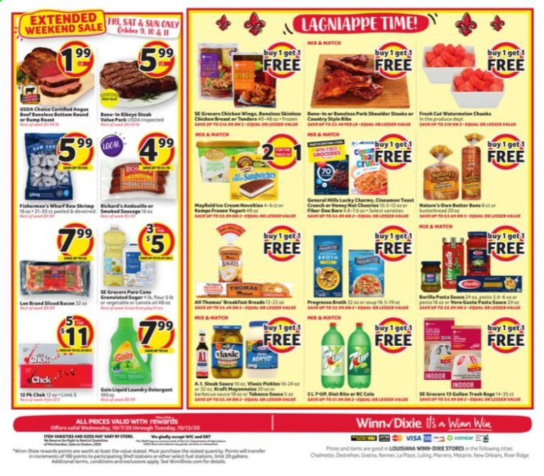 Winn Dixie Weekly Ad Flyer October 7 to October 13