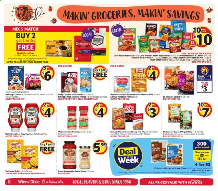 Winn Dixie Weekly Ad Flyer October 7 to October 13