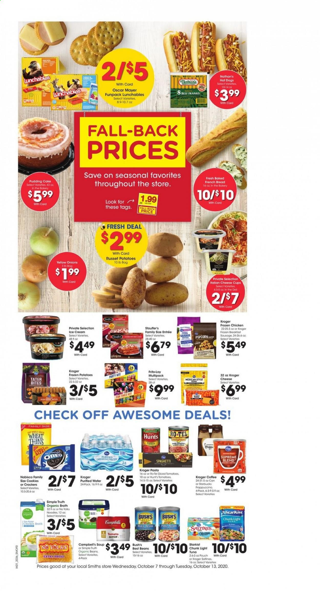 Smith's Weekly Ad Flyer October 7 to October 13