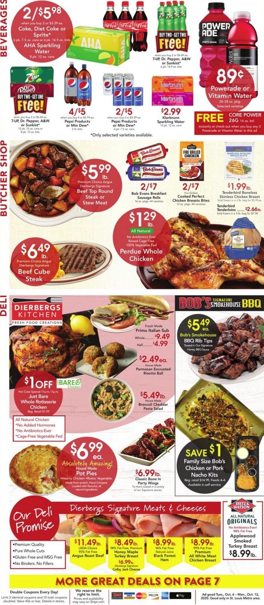Dierbergs (IL, MO) Weekly Ad Flyer October 6 to October 12