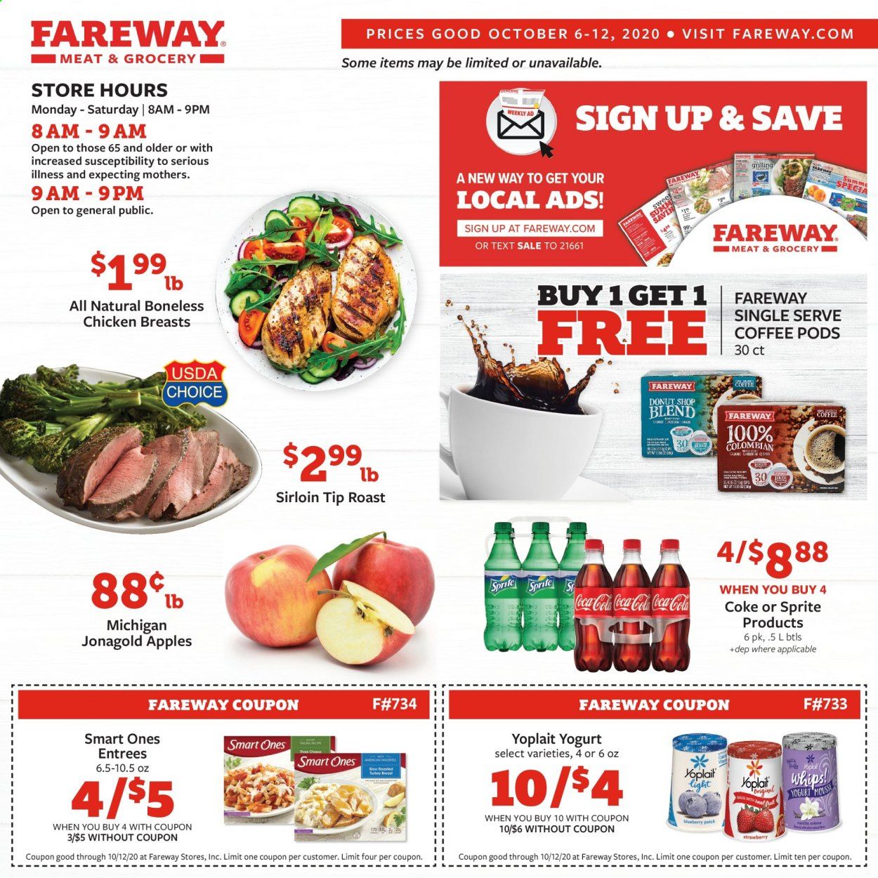 Fareway Weekly Ad Flyer October 6 to October 12