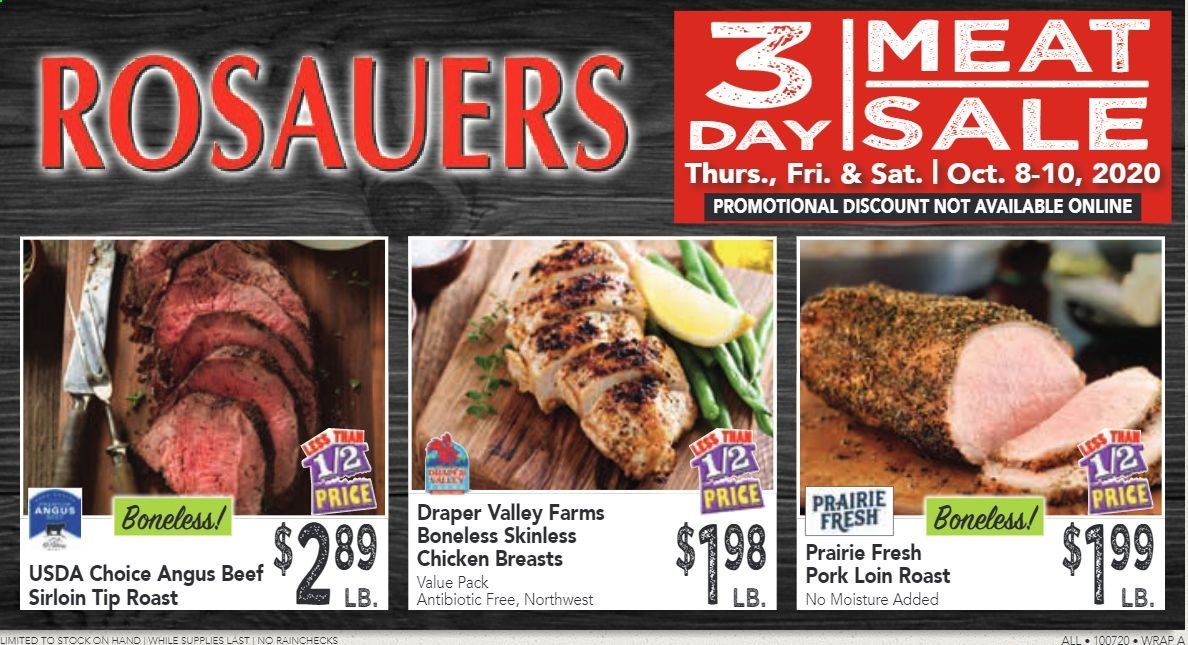 Rosauers Weekly Ad Flyer October 8 to October 10