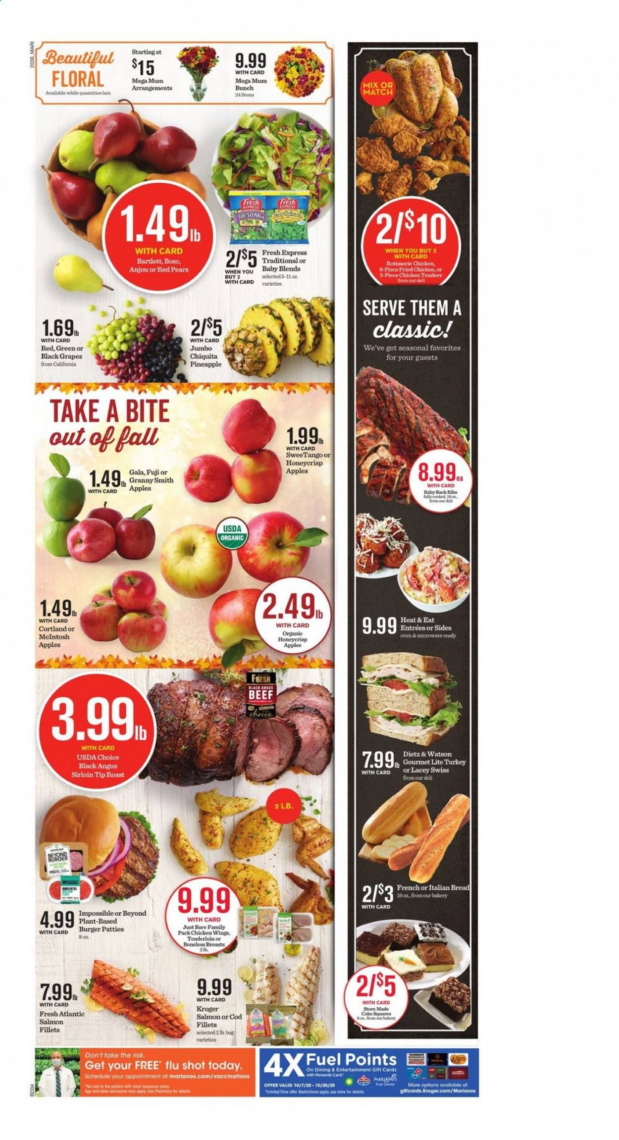 Mariano’s Weekly Ad Flyer October 7 to October 13
