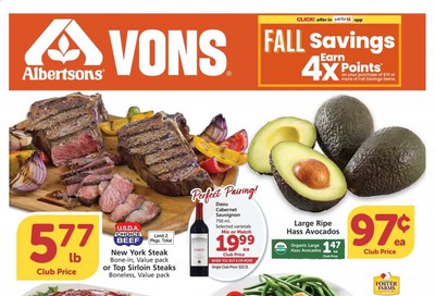Vons Weekly Ad Flyer October 7 to October 13