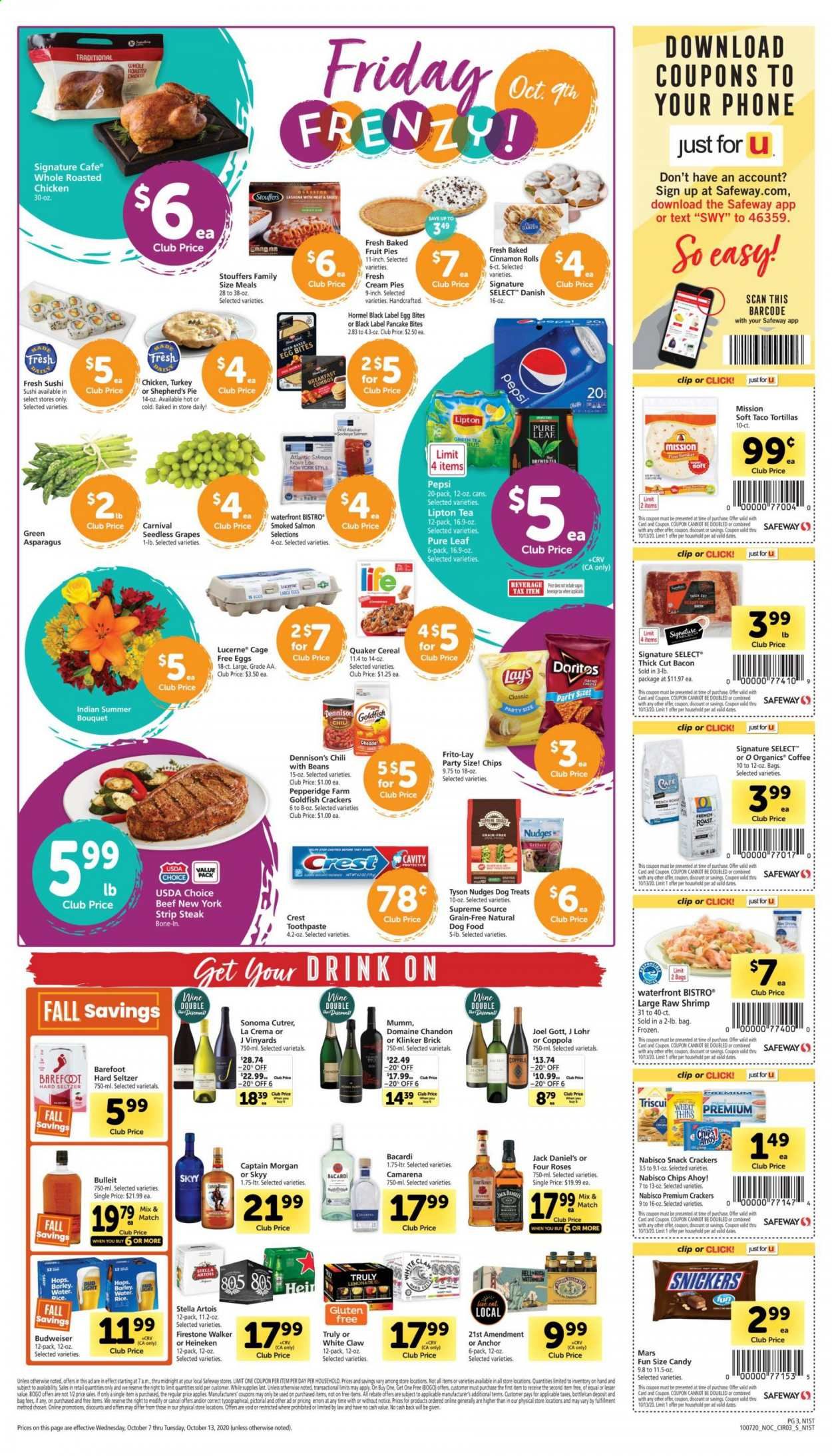Safeway Weekly Ad Flyer October 7 to October 13