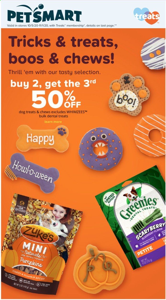 PetSmart Weekly Ad Flyer October 5 to November 1