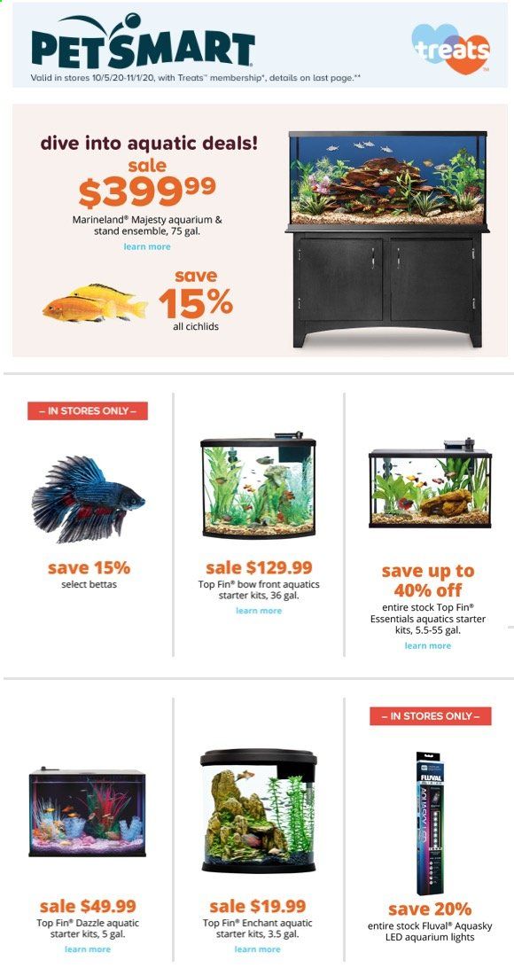PetSmart Weekly Ad Flyer October 5 to November 1