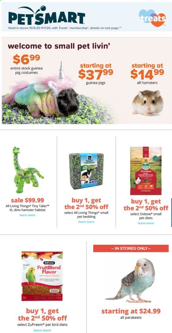 PetSmart Weekly Ad Flyer October 5 to November 1