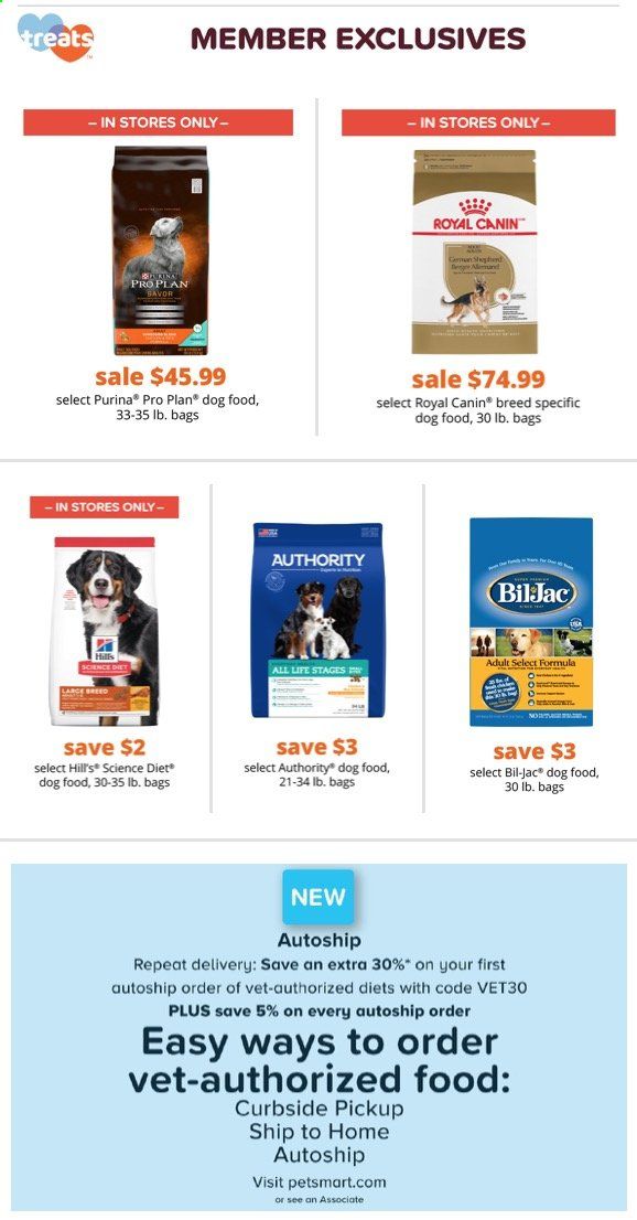 PetSmart Weekly Ad Flyer October 5 to November 1