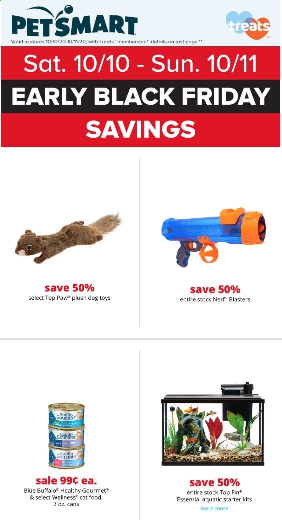 PetSmart Weekly Ad Flyer October 5 to November 1