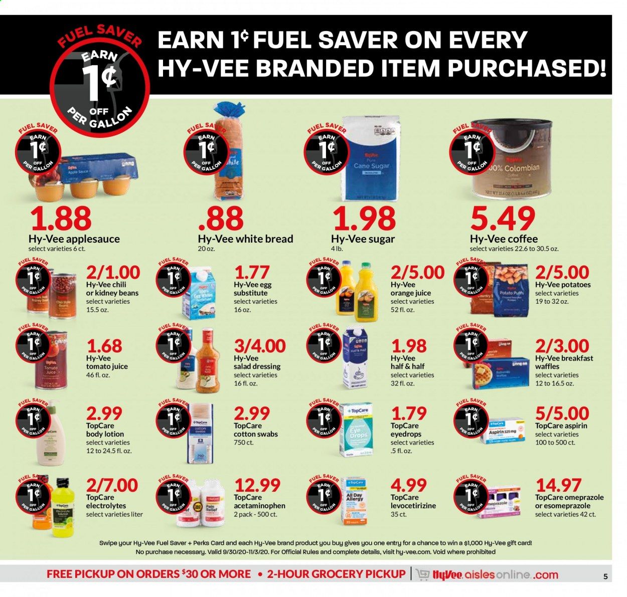 Hy-Vee (IA, IL, KS, MN, MO, NE, SD, WI) Weekly Ad Flyer October 7 to October 13
