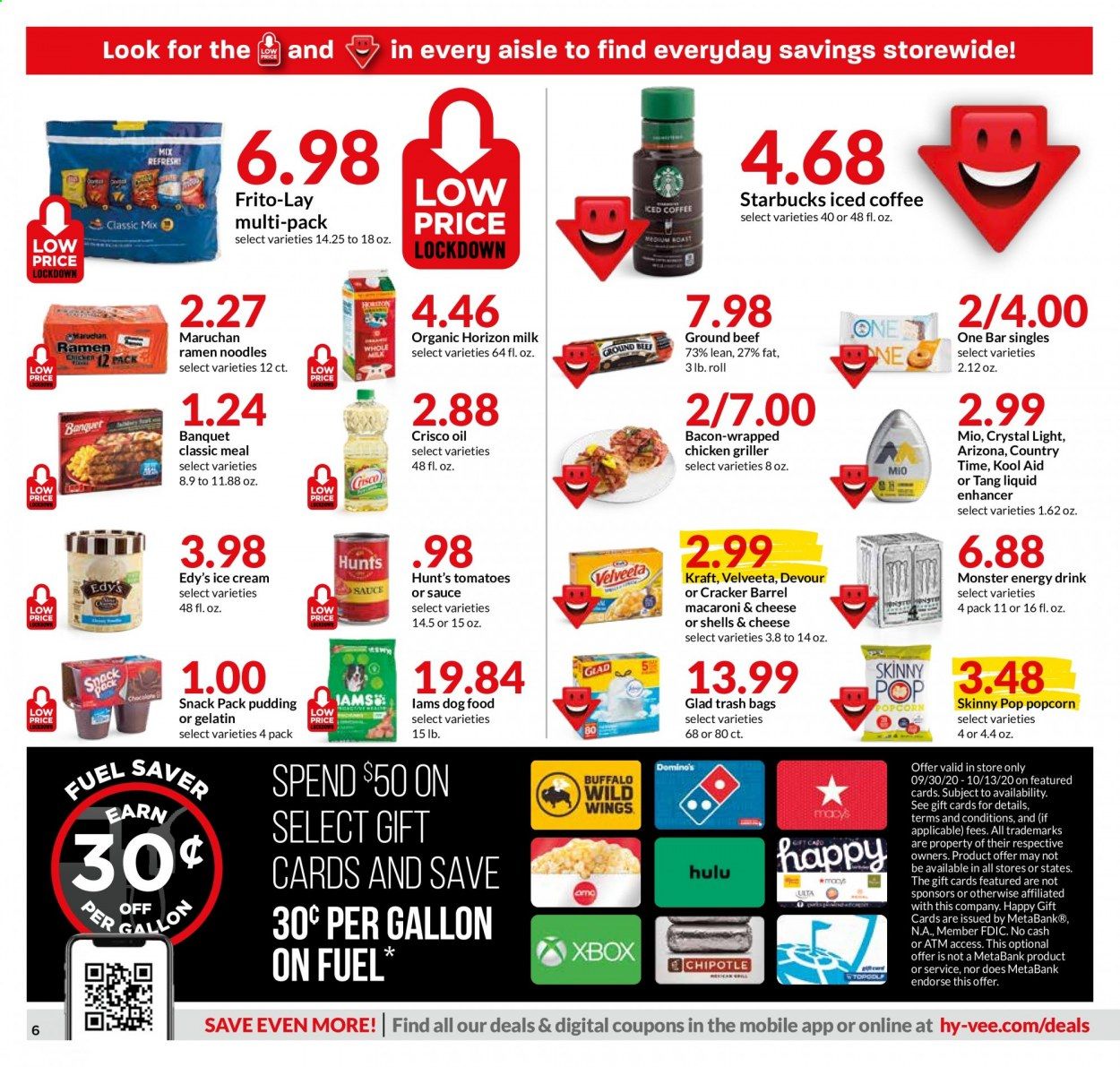 Hy-Vee (IA, IL, KS, MN, MO, NE, SD, WI) Weekly Ad Flyer October 7 to October 13