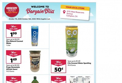 Grocery Outlet Weekly Ad Flyer October 7 to October 13