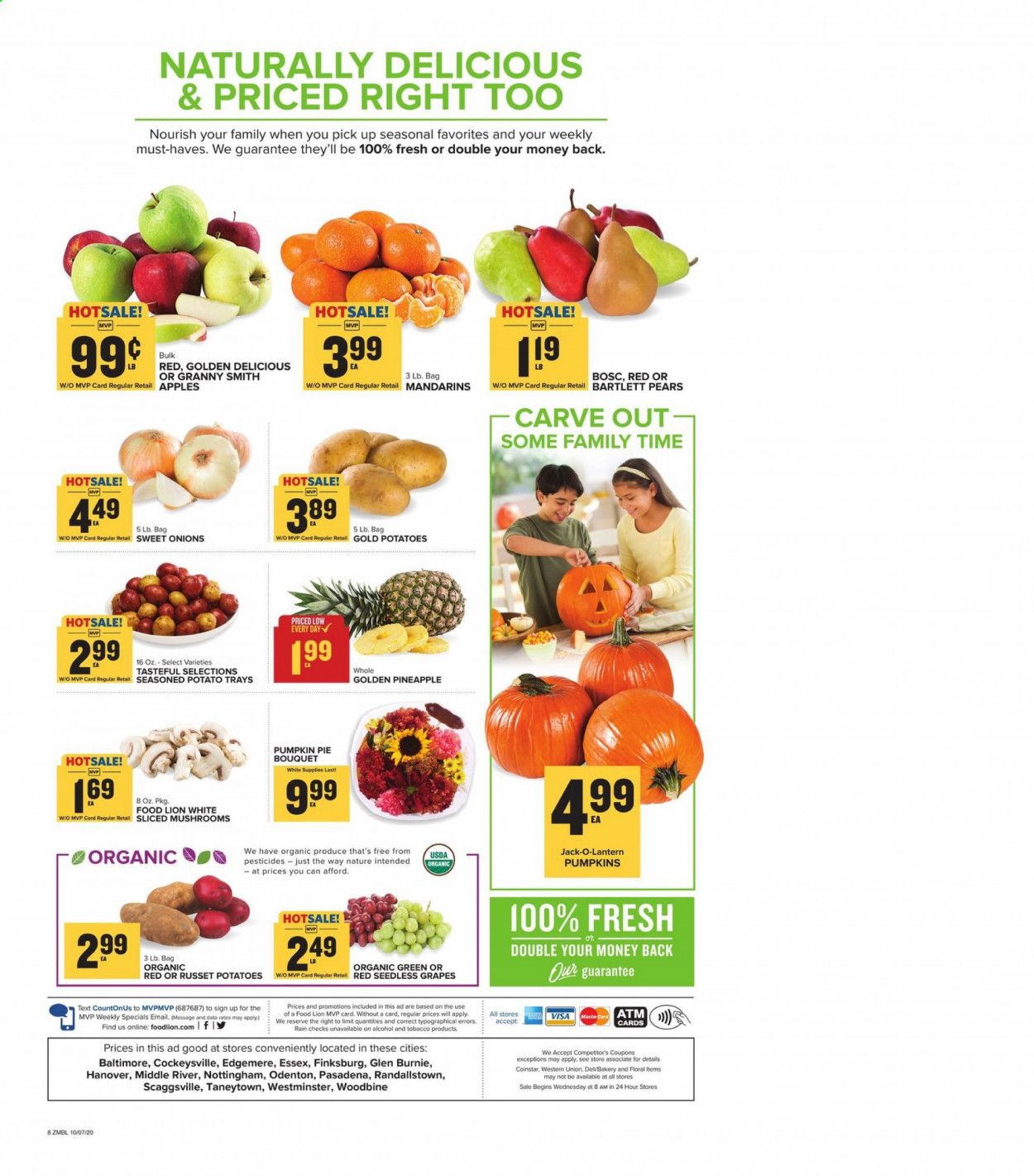 Food Lion (MD) Weekly Ad Flyer October 7 to October 13