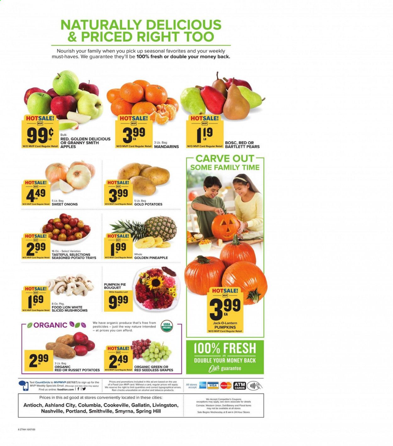 Food Lion (TN) Weekly Ad Flyer October 7 to October 13