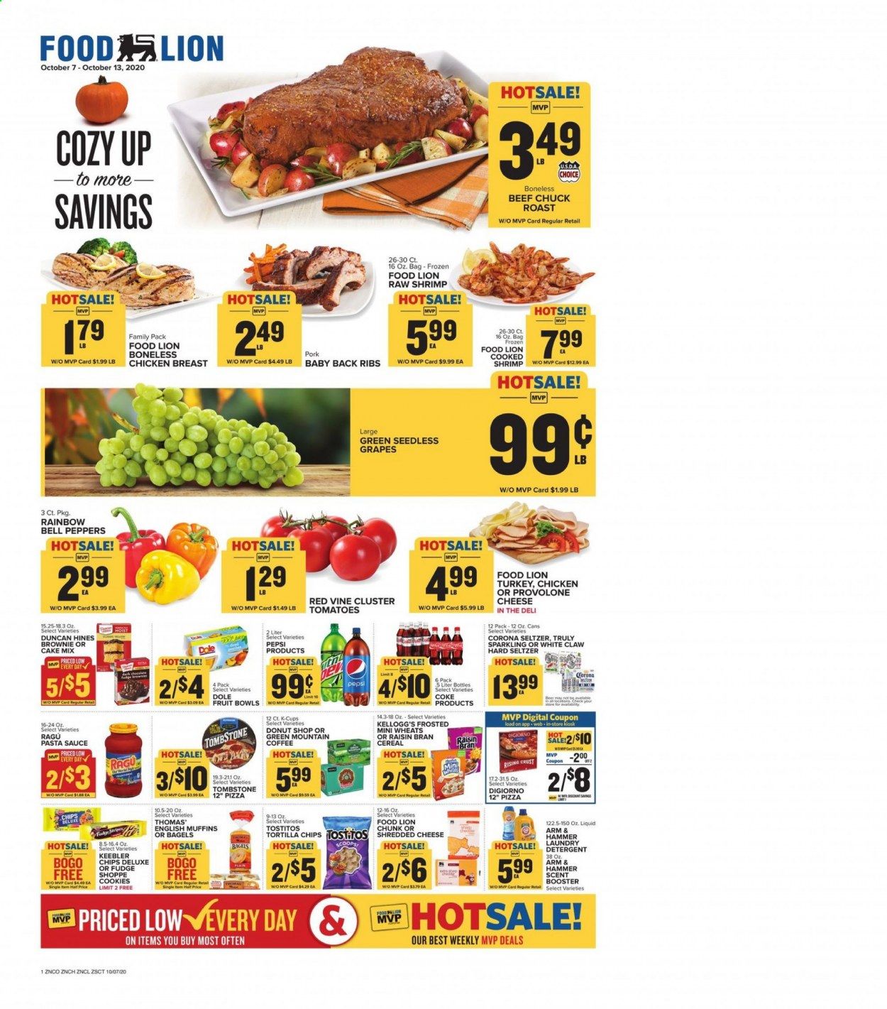 Food Lion (NC) Weekly Ad Flyer October 7 to October 13