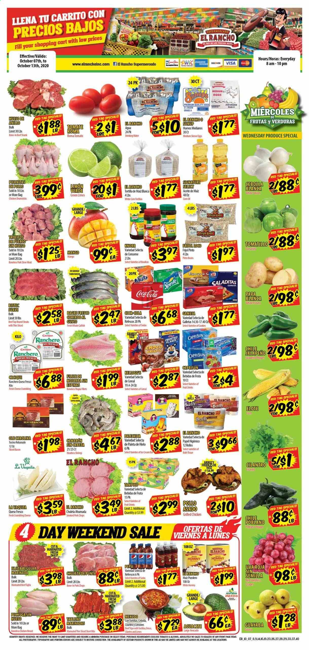 El Rancho Weekly Ad Flyer October 7 to October 13
