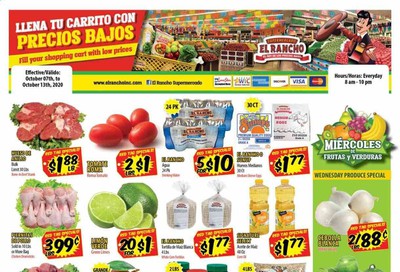El Rancho Weekly Ad Flyer October 7 to October 13