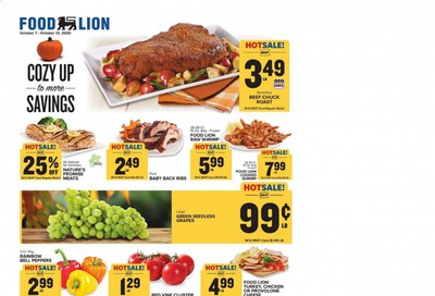Food Lion (GA) Weekly Ad Flyer October 7 to October 13