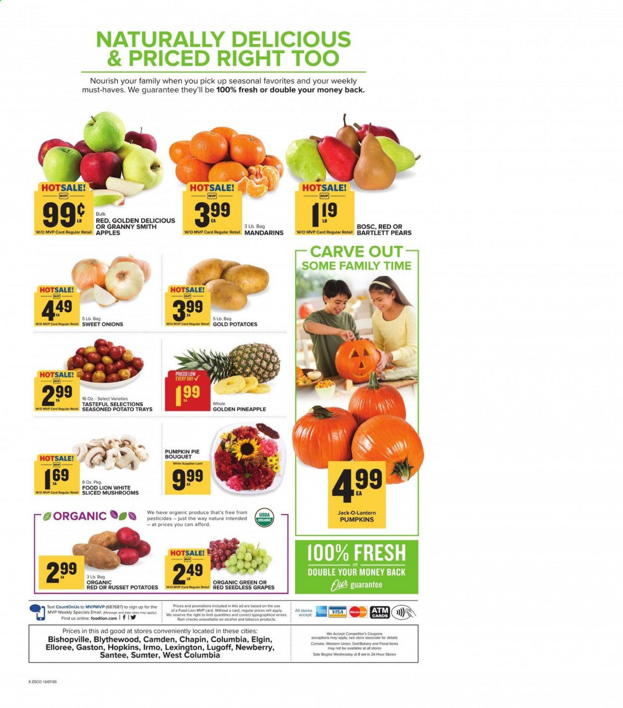 Food Lion (SC) Weekly Ad Flyer October 7 to October 13