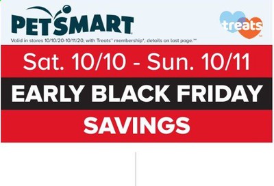 PetSmart Weekly Ad Flyer October 10 to October 11