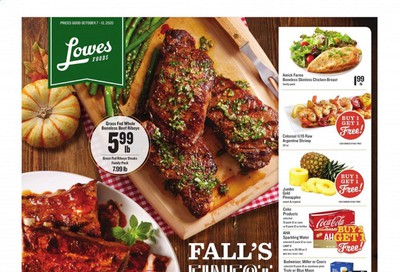 Lowes Foods Weekly Ad Flyer October 7 to October 13