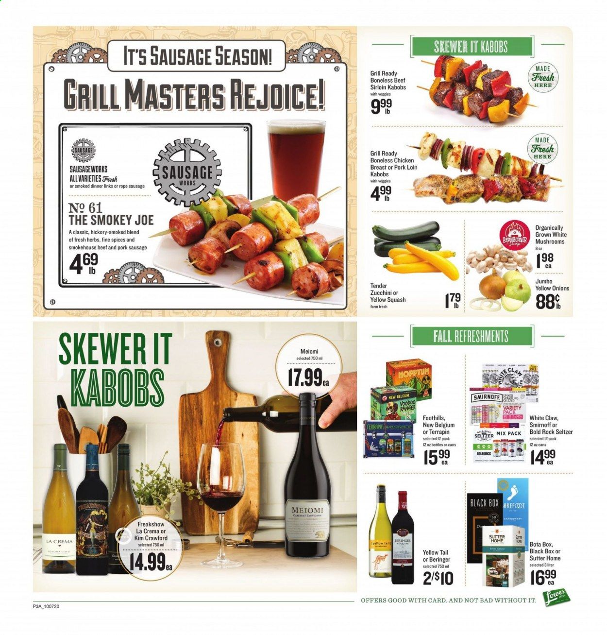Lowes Foods Weekly Ad Flyer October 7 to October 13