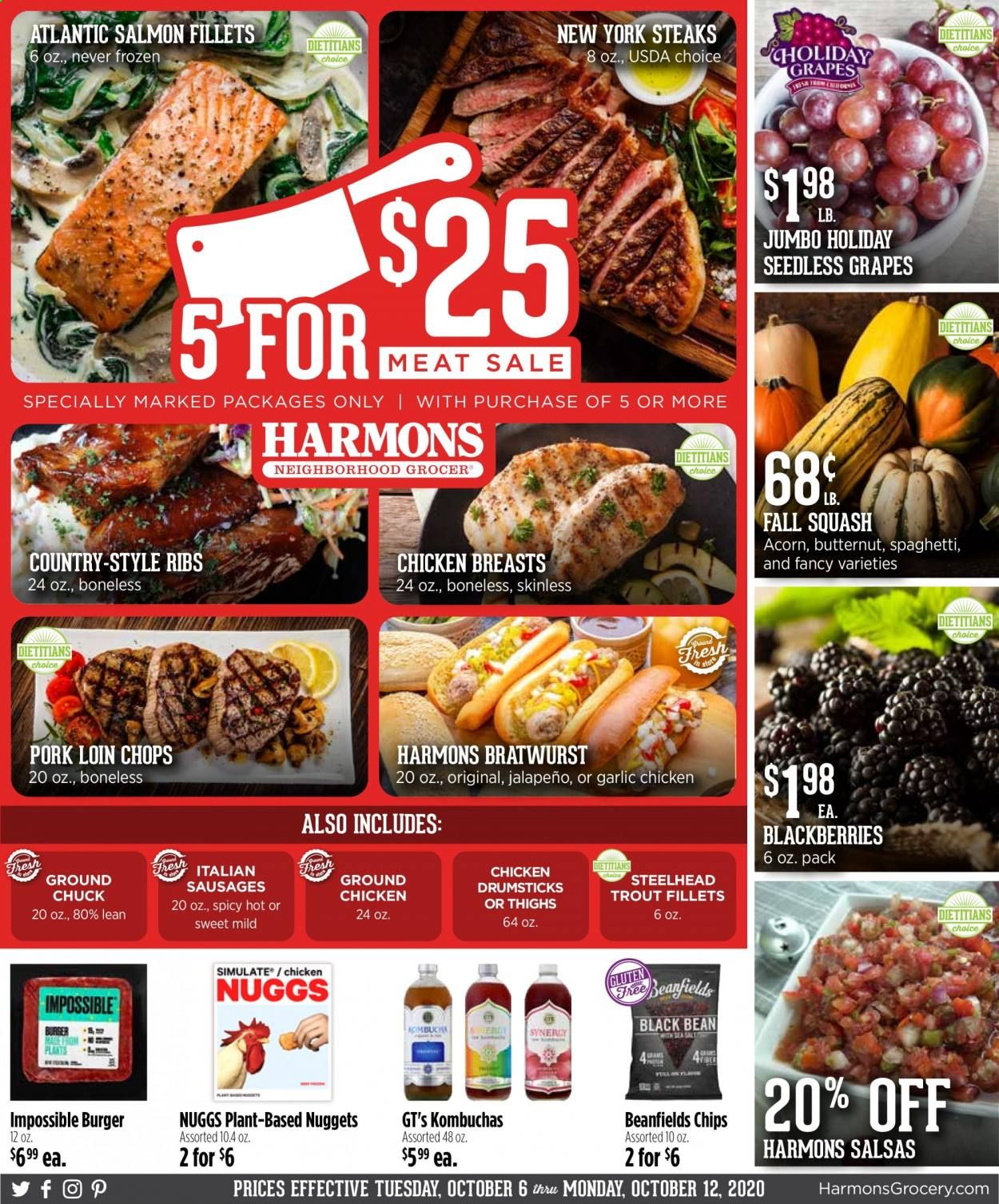 Harmons Weekly Ad Flyer October 6 to October 12